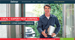 Desktop Screenshot of delmarpestcontrol.com